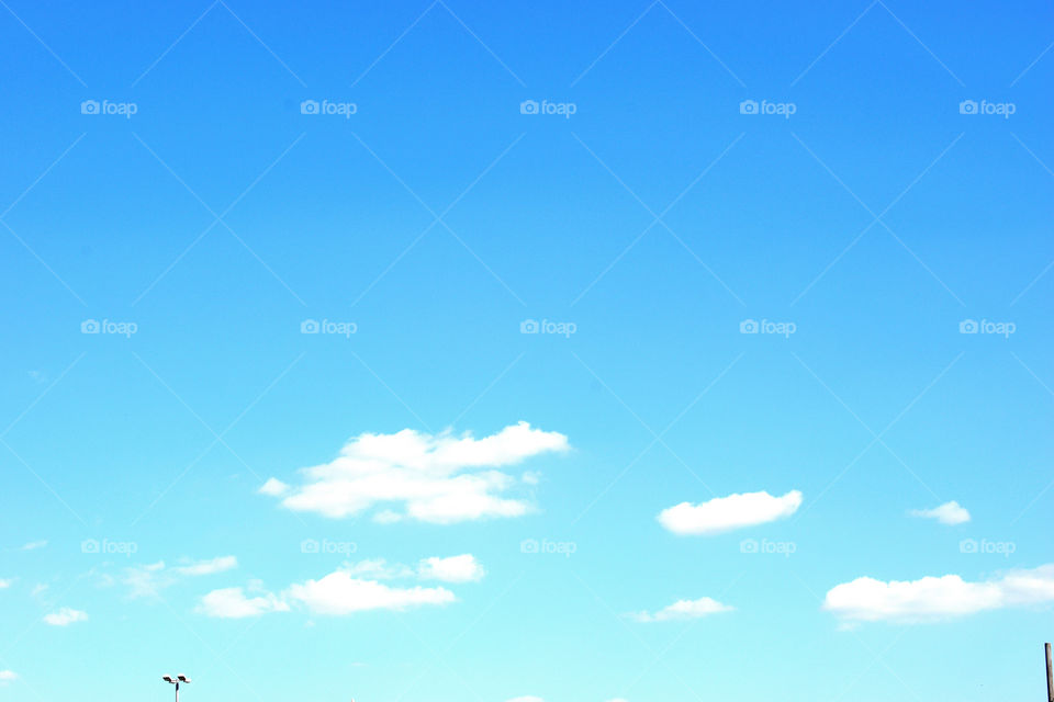 blue sky, cloud