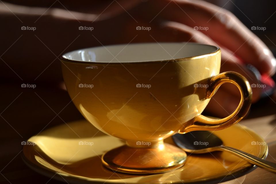 Grandmas old tea cup.