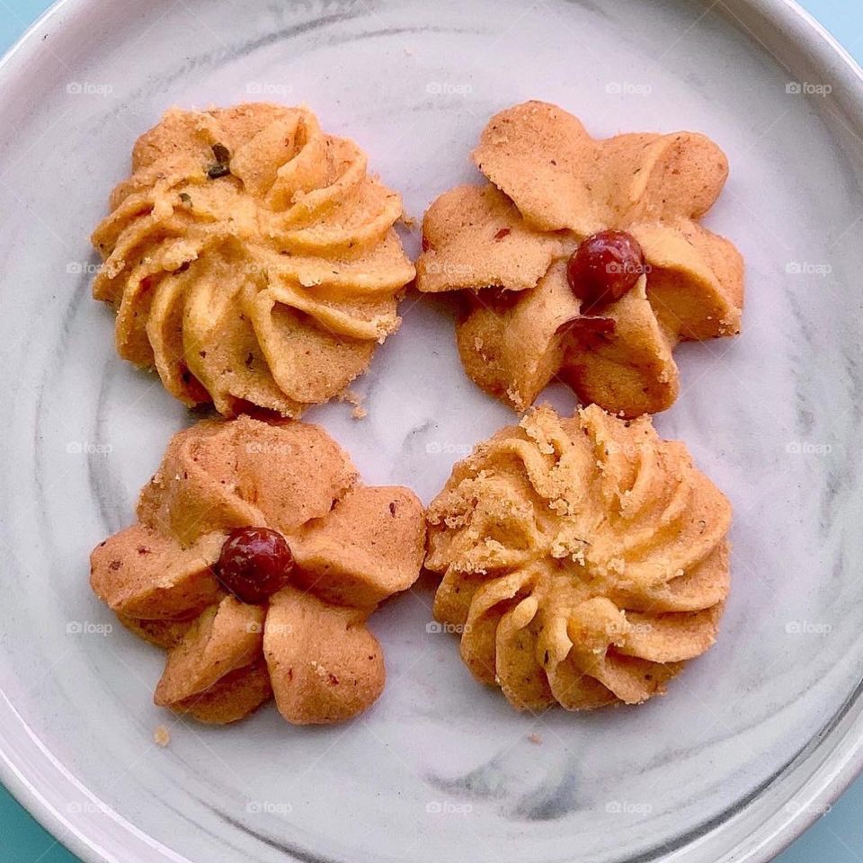 Nasi lemak and Singapore Laksa savoury cookies 