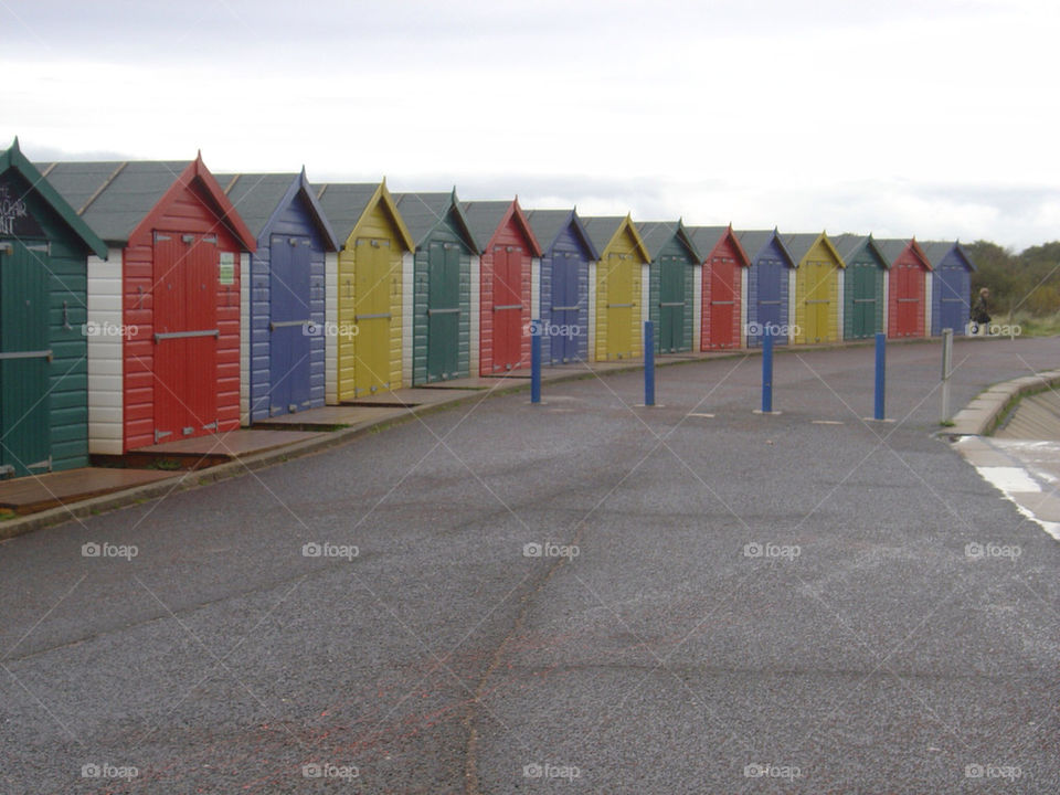 beach huts