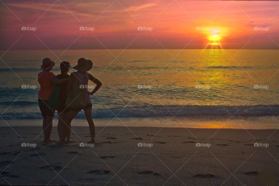 Ladies on the beach