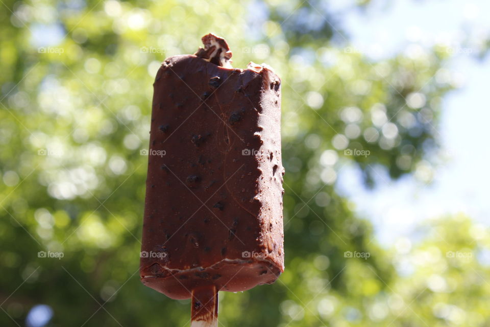 chocolate ice cream bar