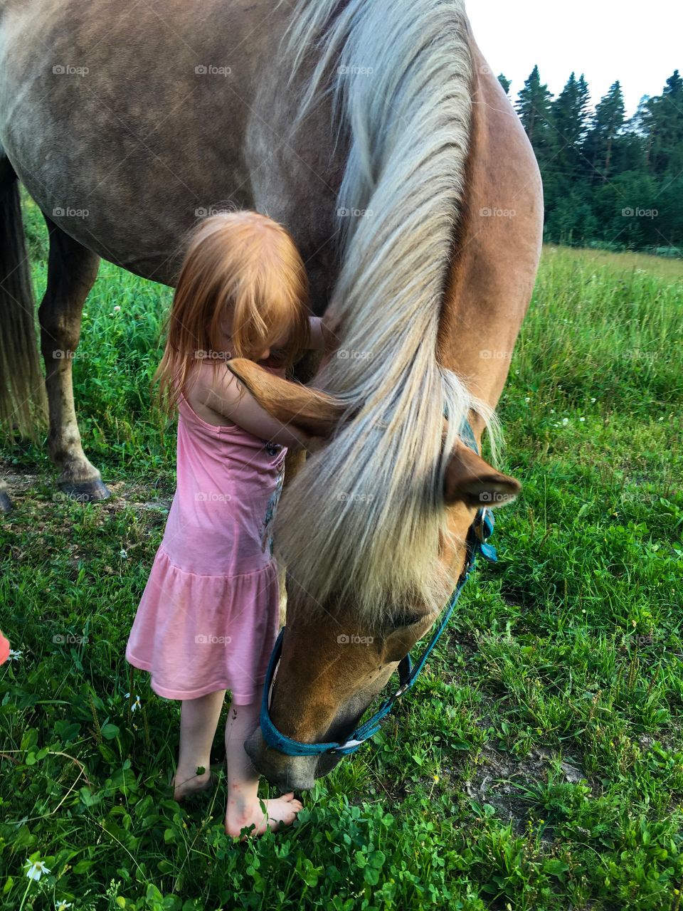 Girl with horse