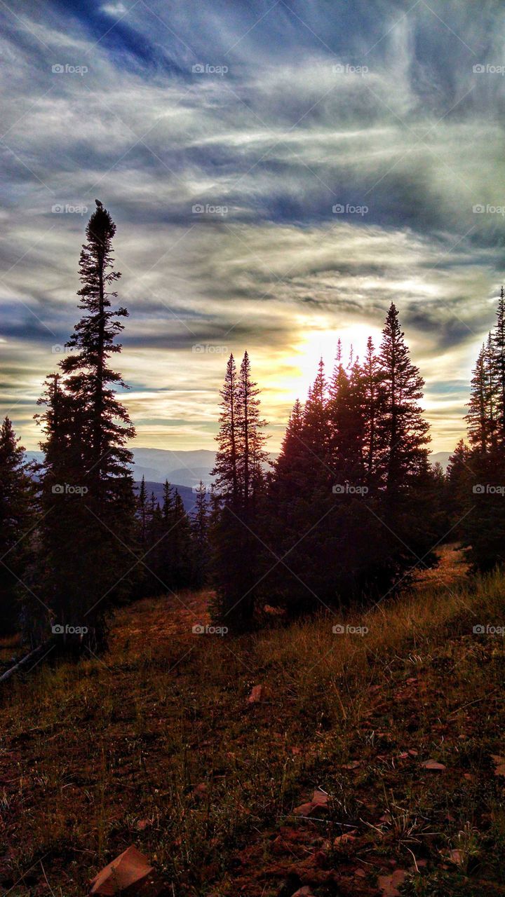 View of colorado mountain