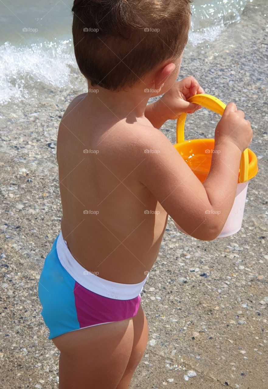 Beach in Porto San Giorgio, Adriatic