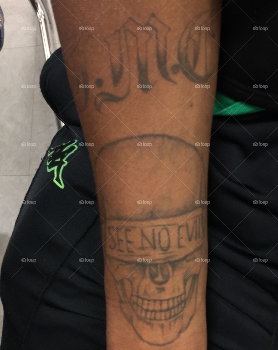 Simple tattoo Idea from paper to skin 