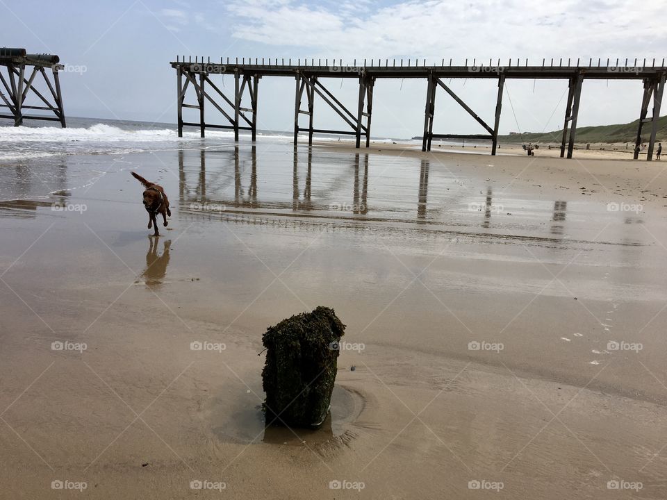 Hartlepool broken pier