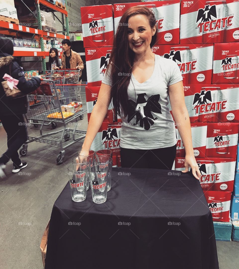 Tecate Promotion at Costco San Francisco 