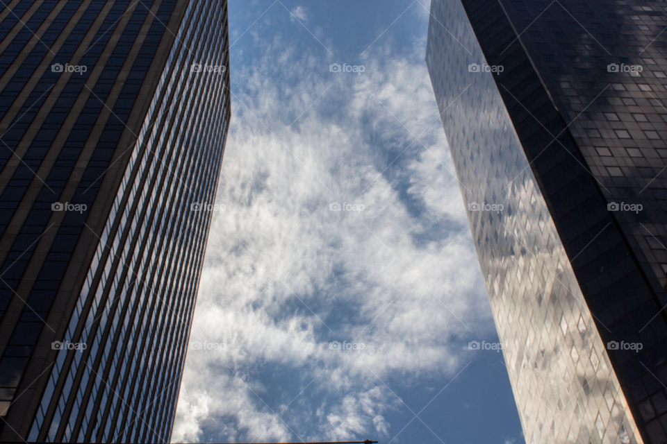new york sky clouds buildings by stockelements