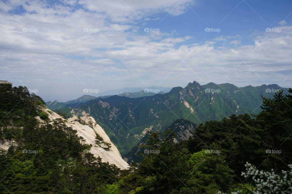 Mt Huashan, China.