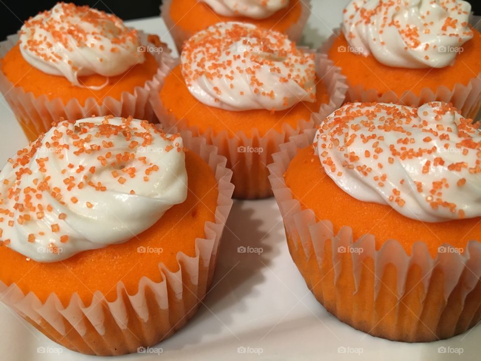 Orange Cupcakes 