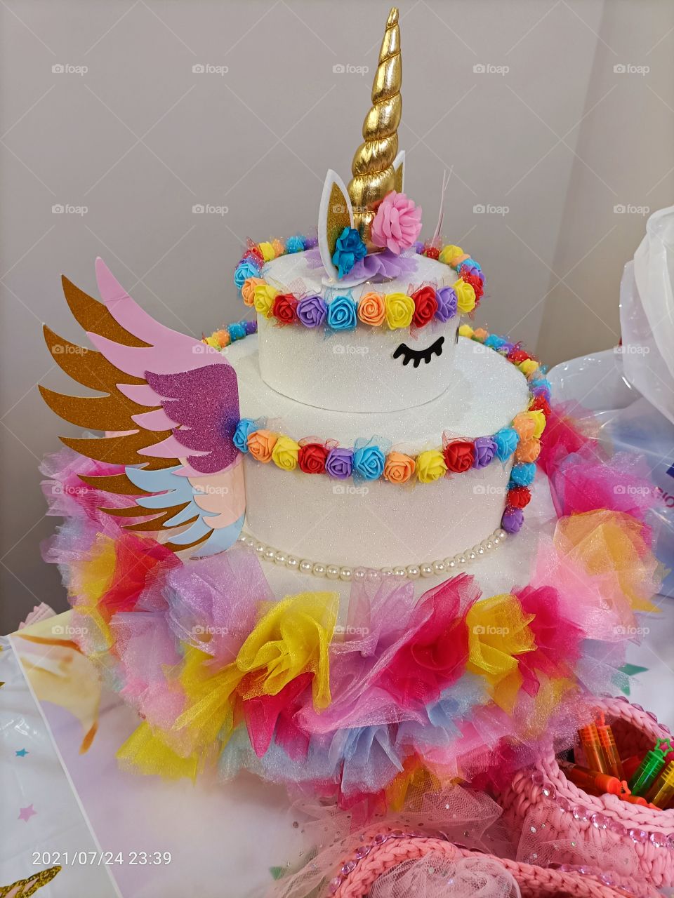 torta finta di Unicorno