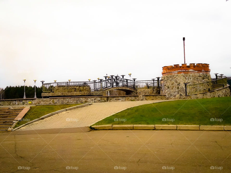 Фонтан вода архитектуры