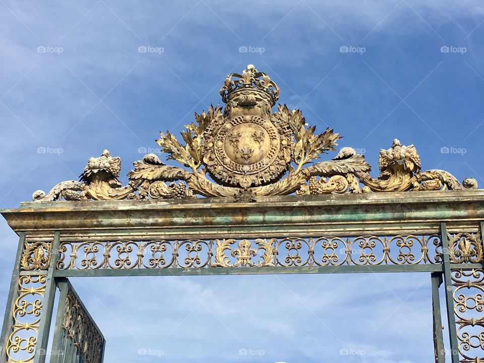 A gate of Palace of Versailles