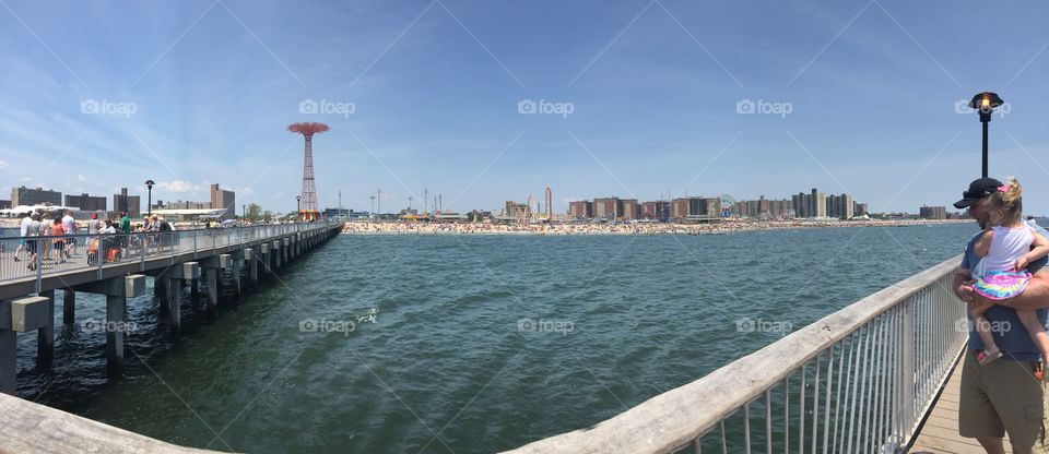 Coney Island at midday