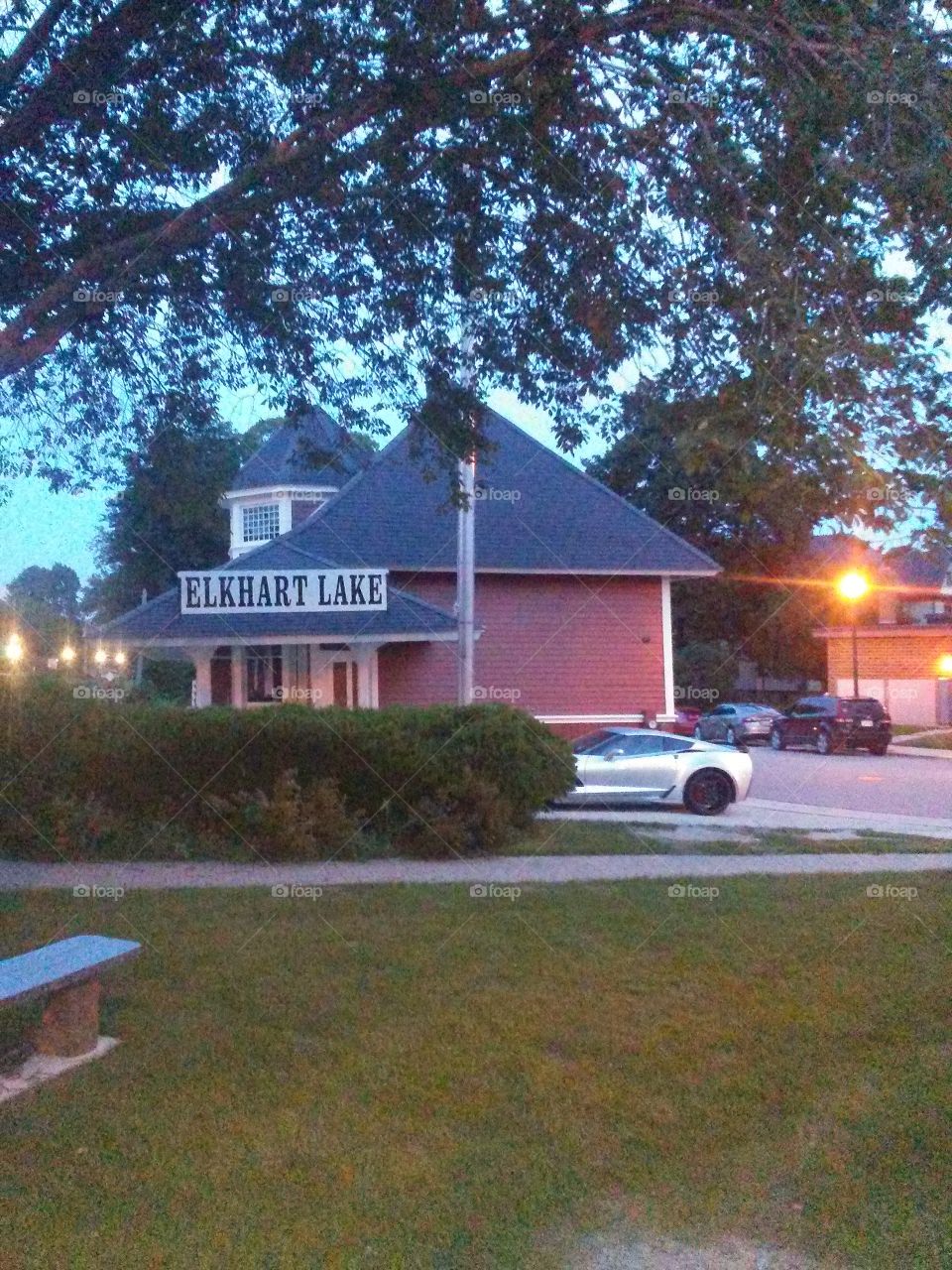Another view of the train depot  in Elkhart Lake.