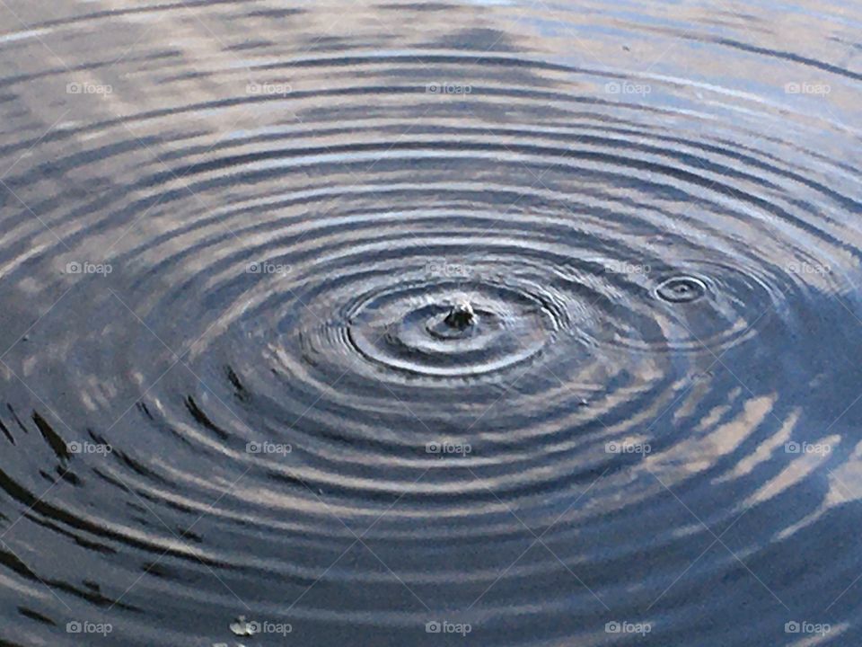 Big circles rain drops 