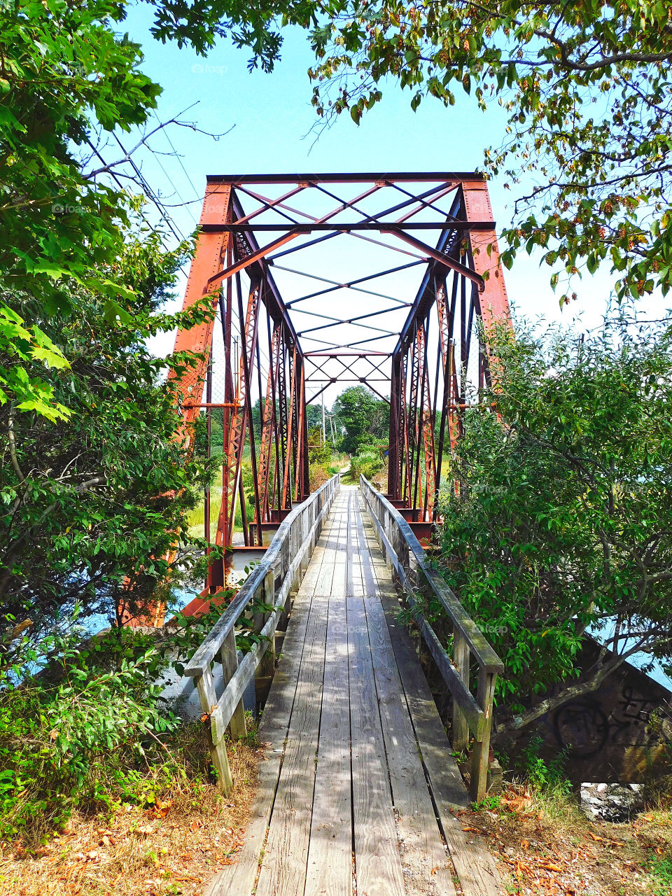 Walking the old trolley trail 