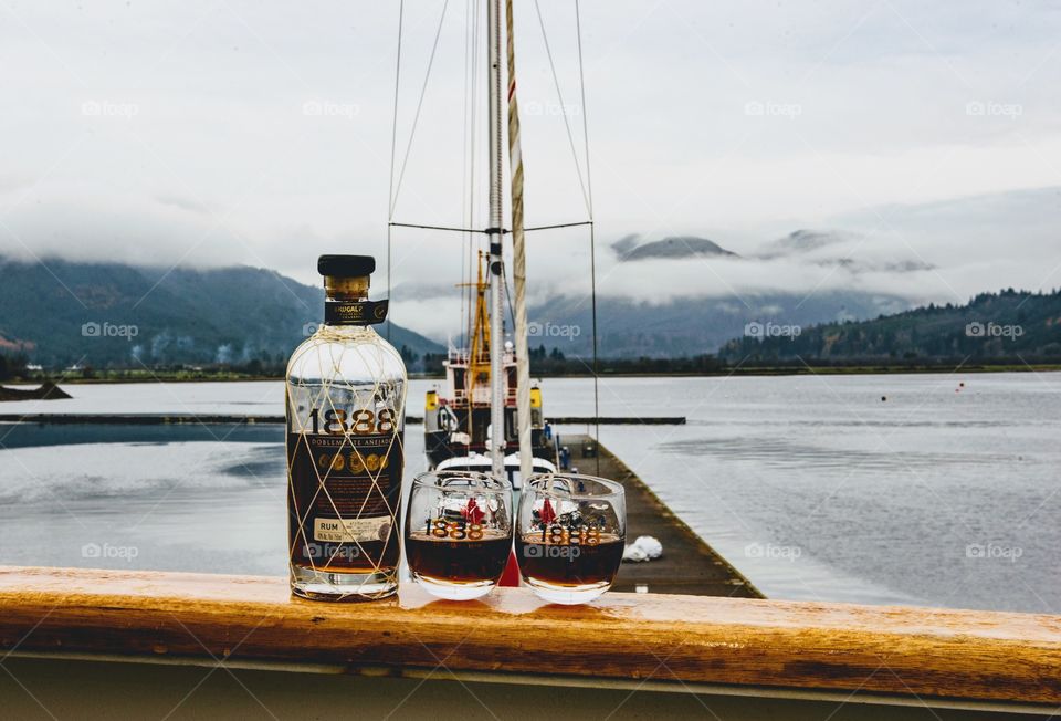 Rum on boat