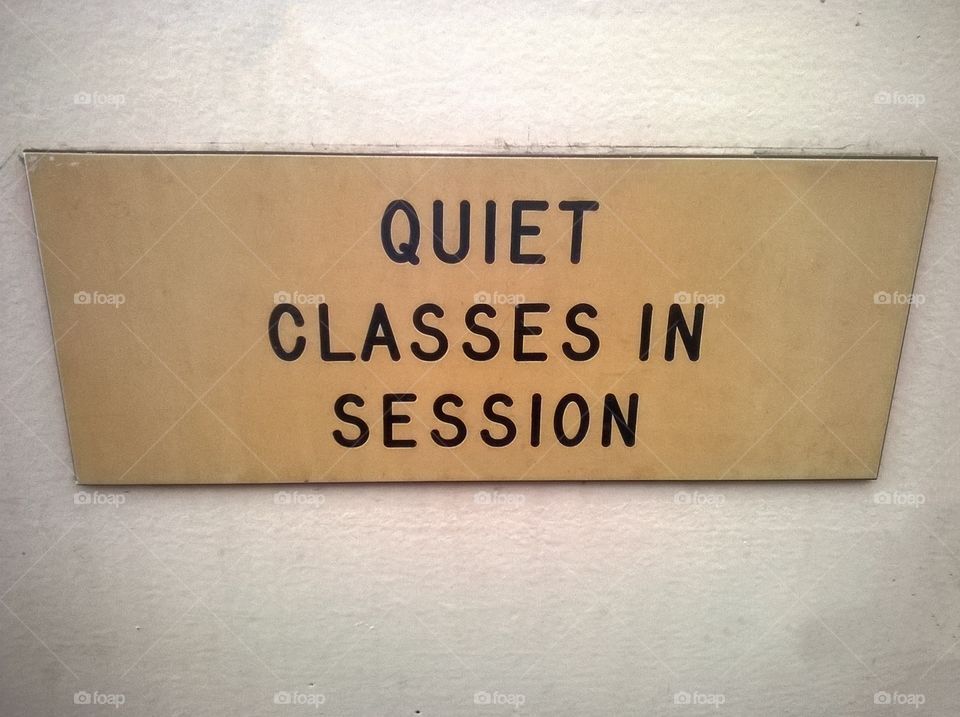 Class in Session Sign