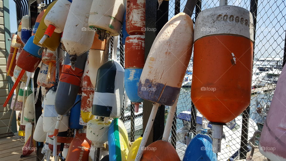 Buoys on Dock