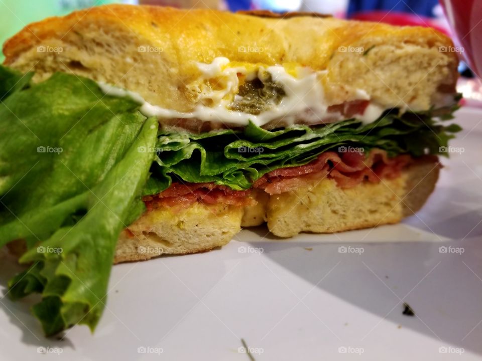 BLT bagel