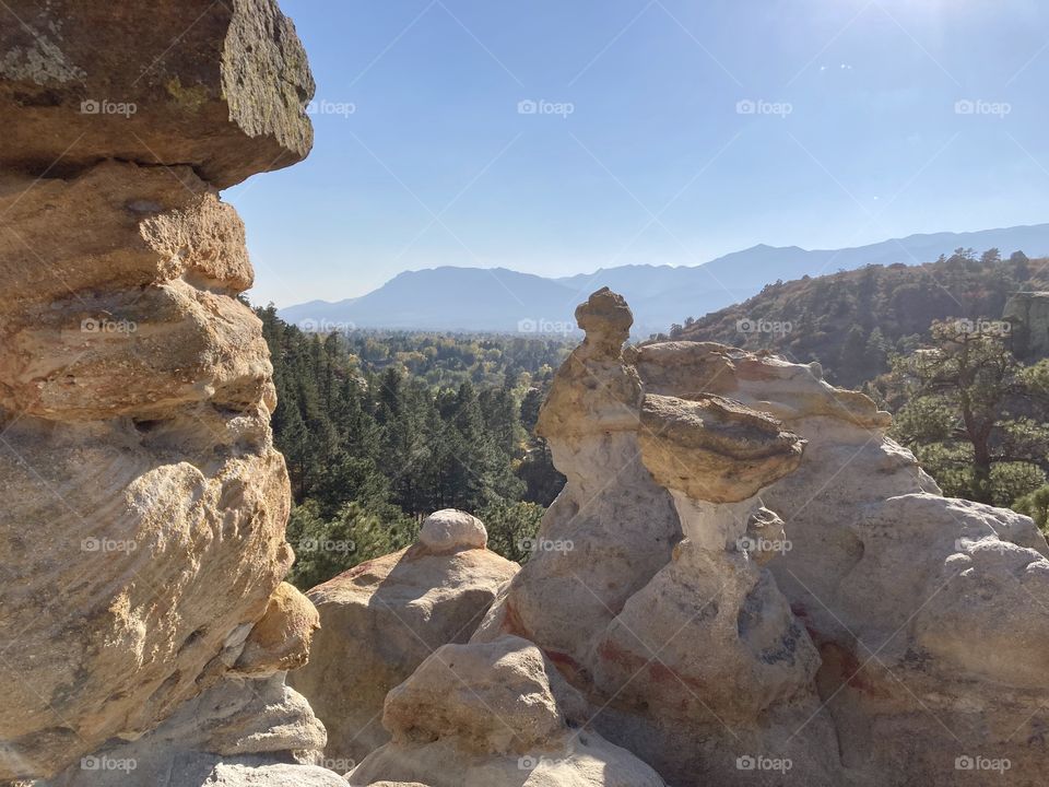 Rock formations in the GOG
