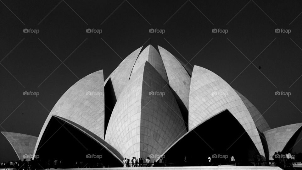 lotus temple, delhi, india