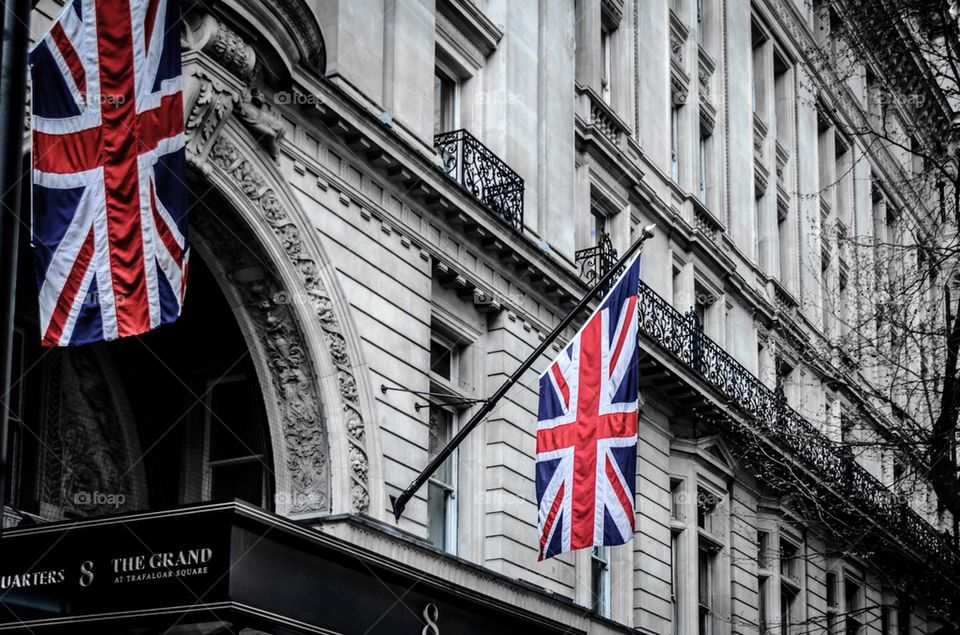 British Flags in London