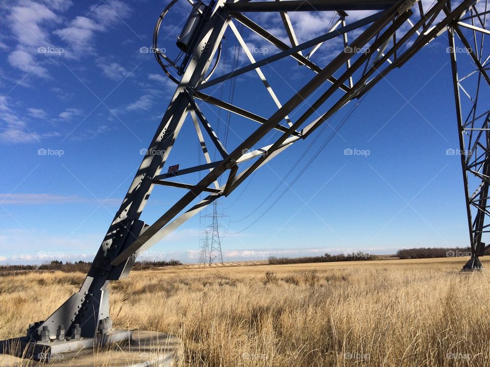 Base of hydro tower 