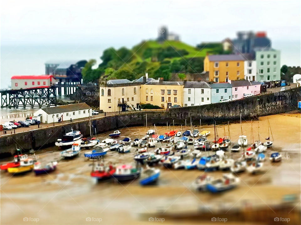boats harbour miniaturisation tenby by steve.fisher.562