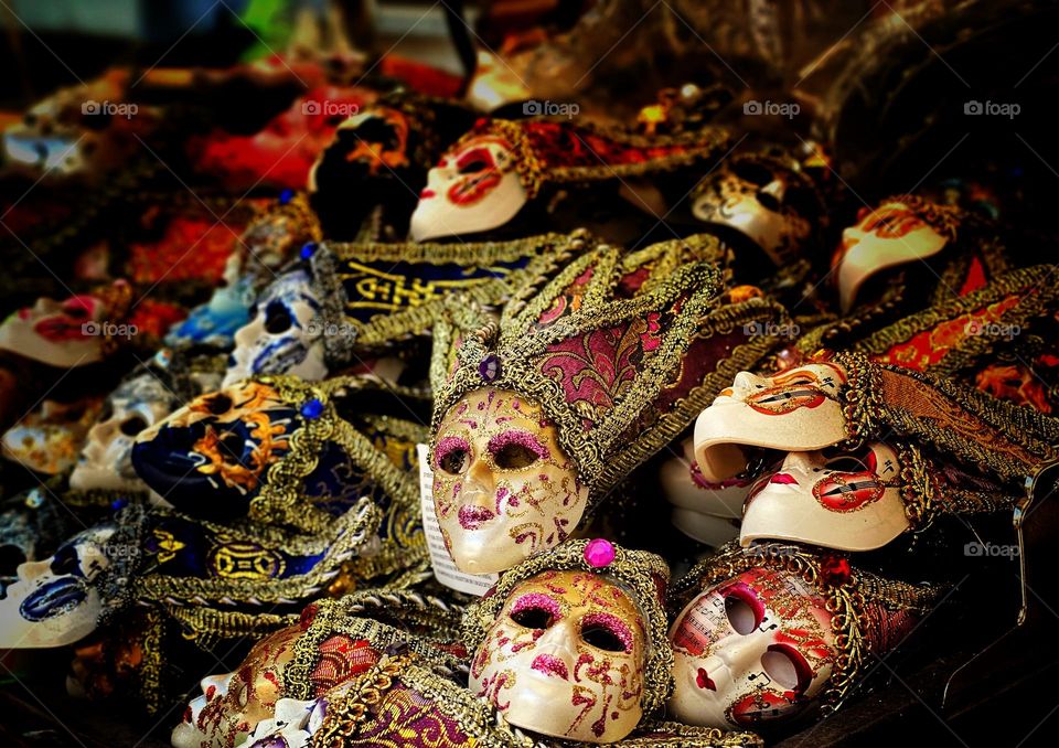 masks in Venice 