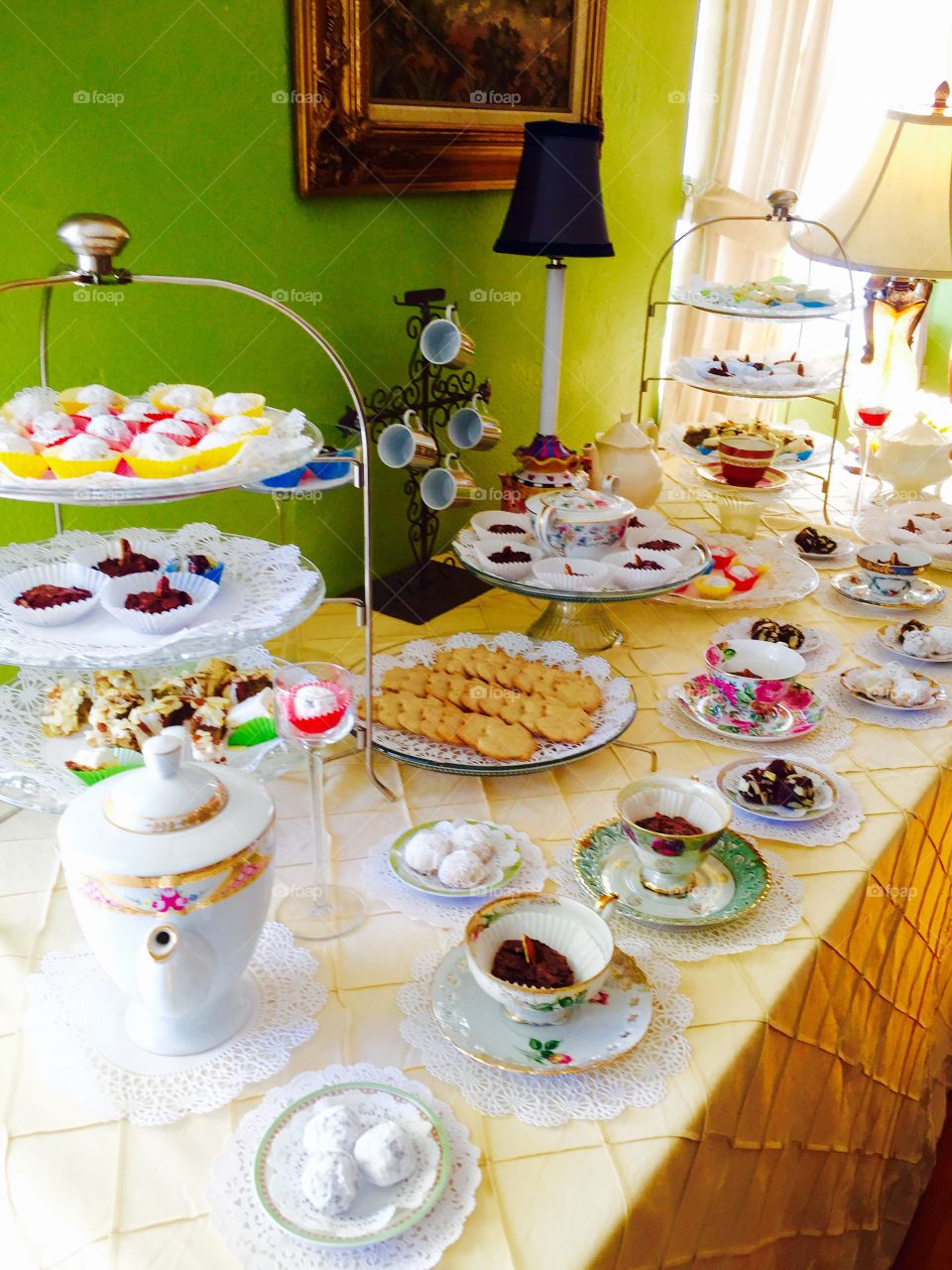 Tea party dessert table 