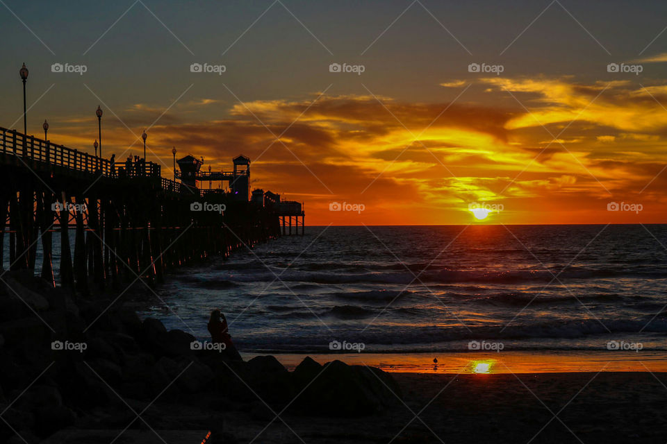 Sunsetting Oceanside, CA