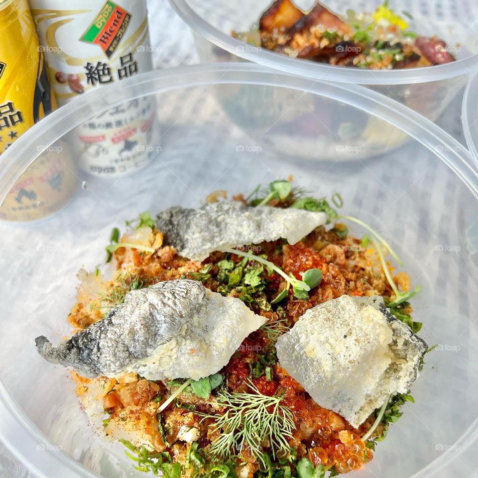 Festive feast with Japanese clay pot rice 