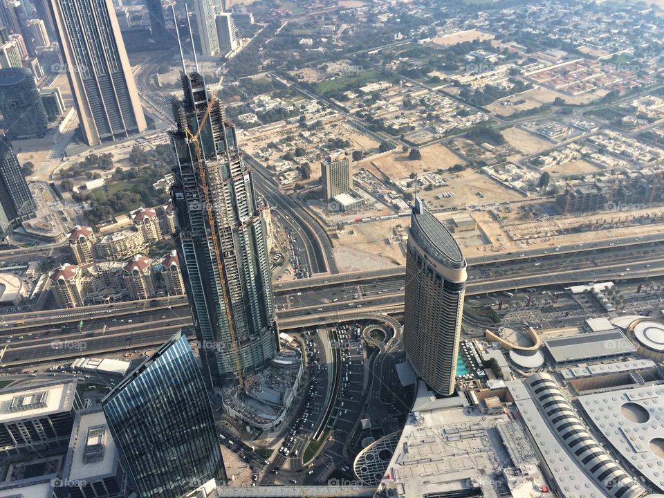 View from burj khalifa