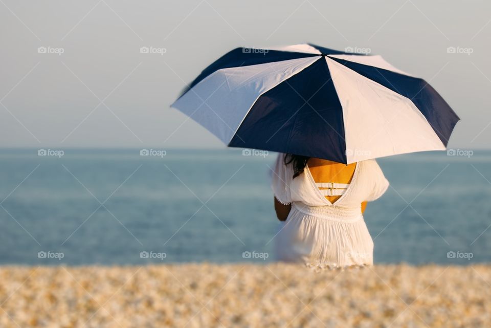 Evening on the beach 