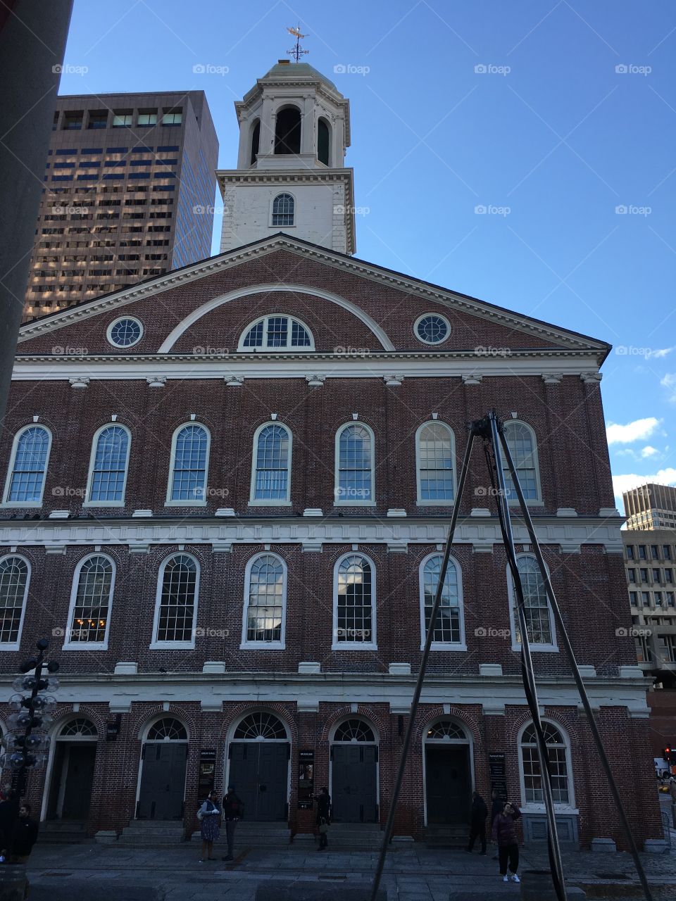 Boston in the evening light