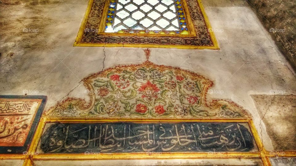 inside, mosque, sumen, Old, large, Bulgaria, window,
