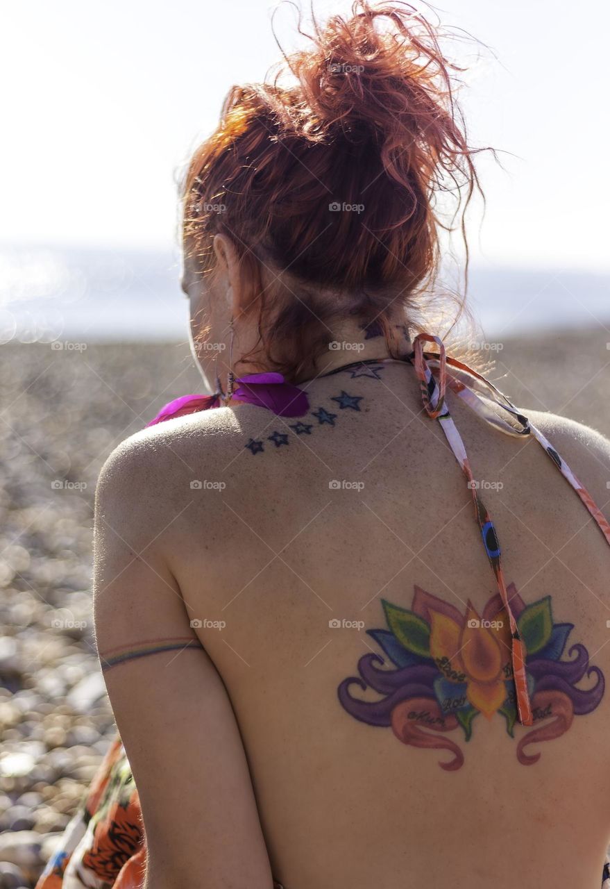 Beautiful, colourful Clare, who is sadly no longer with us, but her vibrant memory lives on.