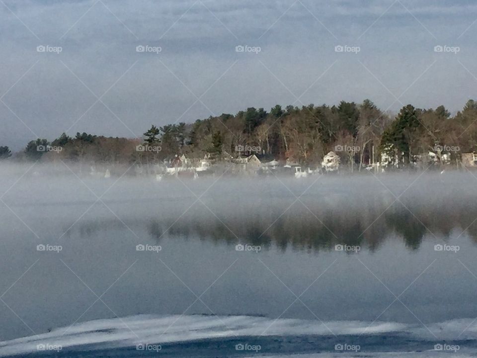 Lake fog