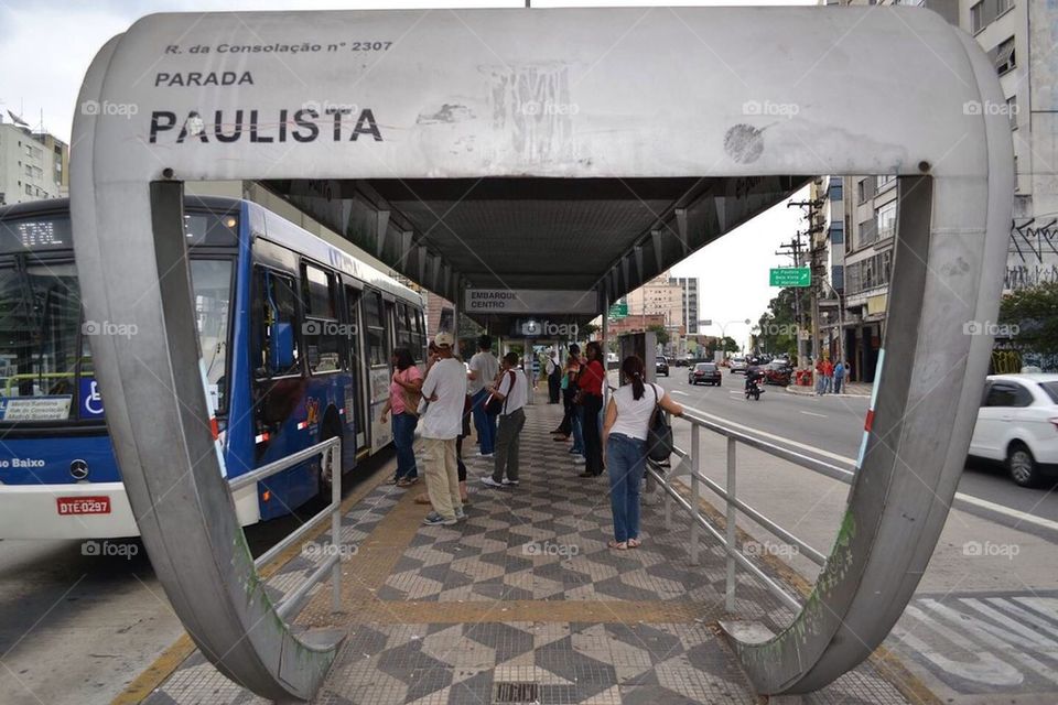São Paulo Bus Stop