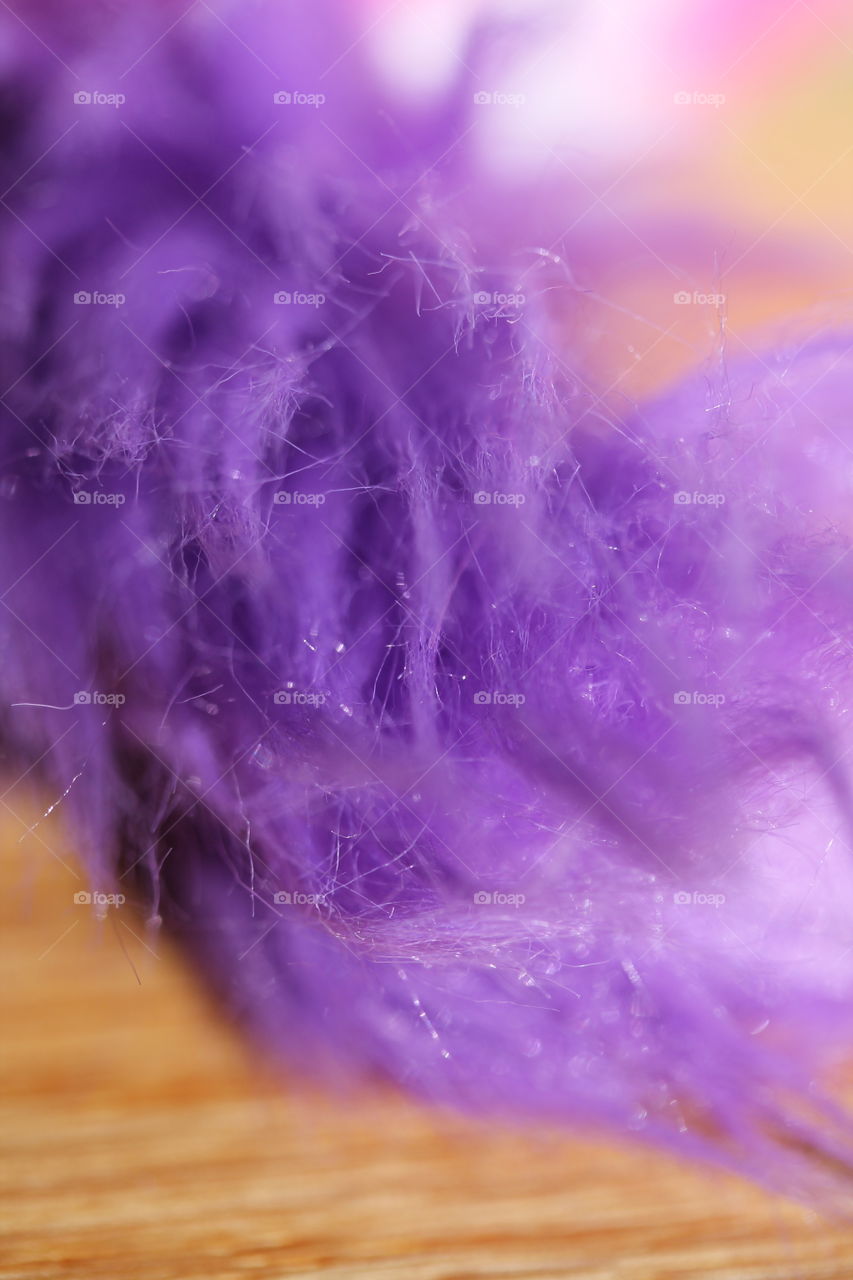 purple fluff