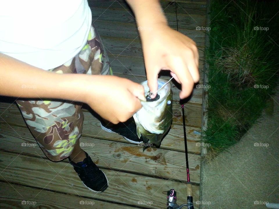 Nothing like fishing at night.