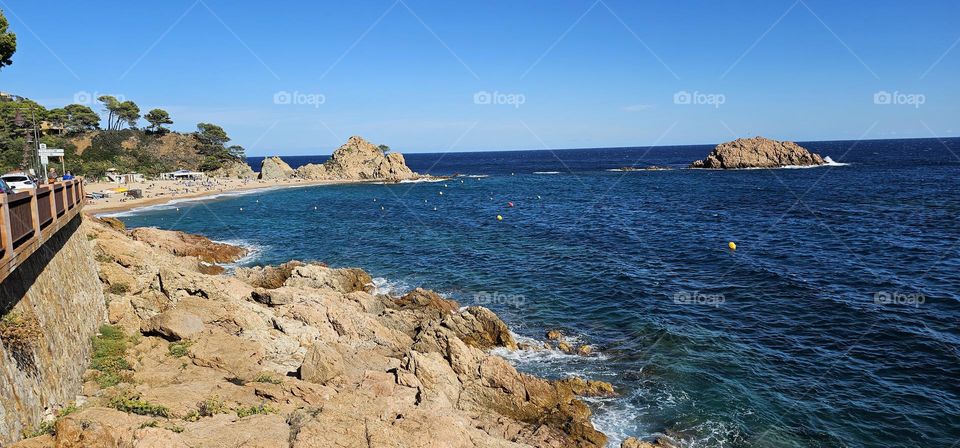 Tossa de Mar ( Mar Mediterraneo)