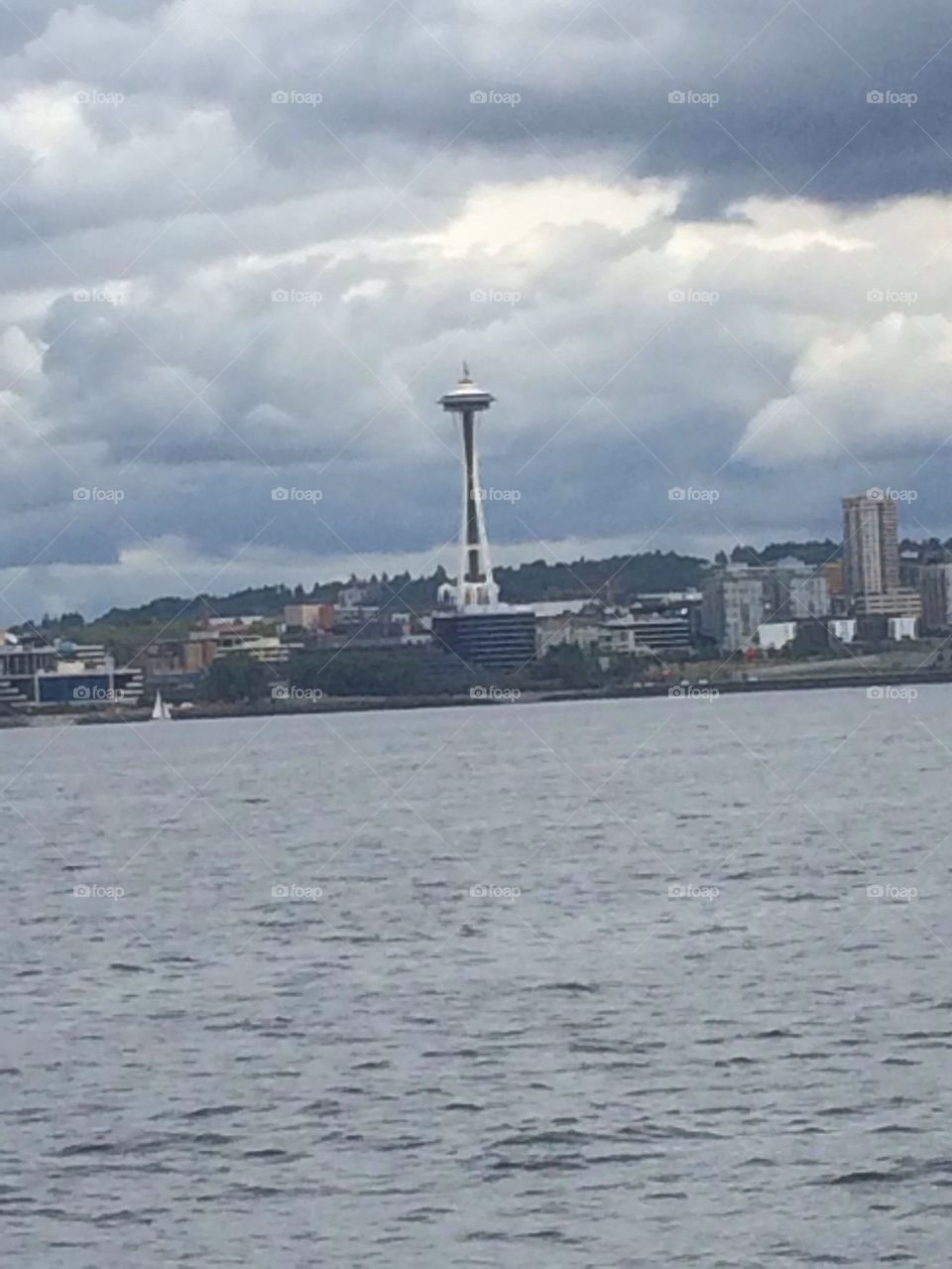 Space needle Seattle coast