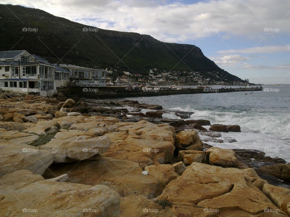 Kalk Bay 03. Waves caressing the rocks
