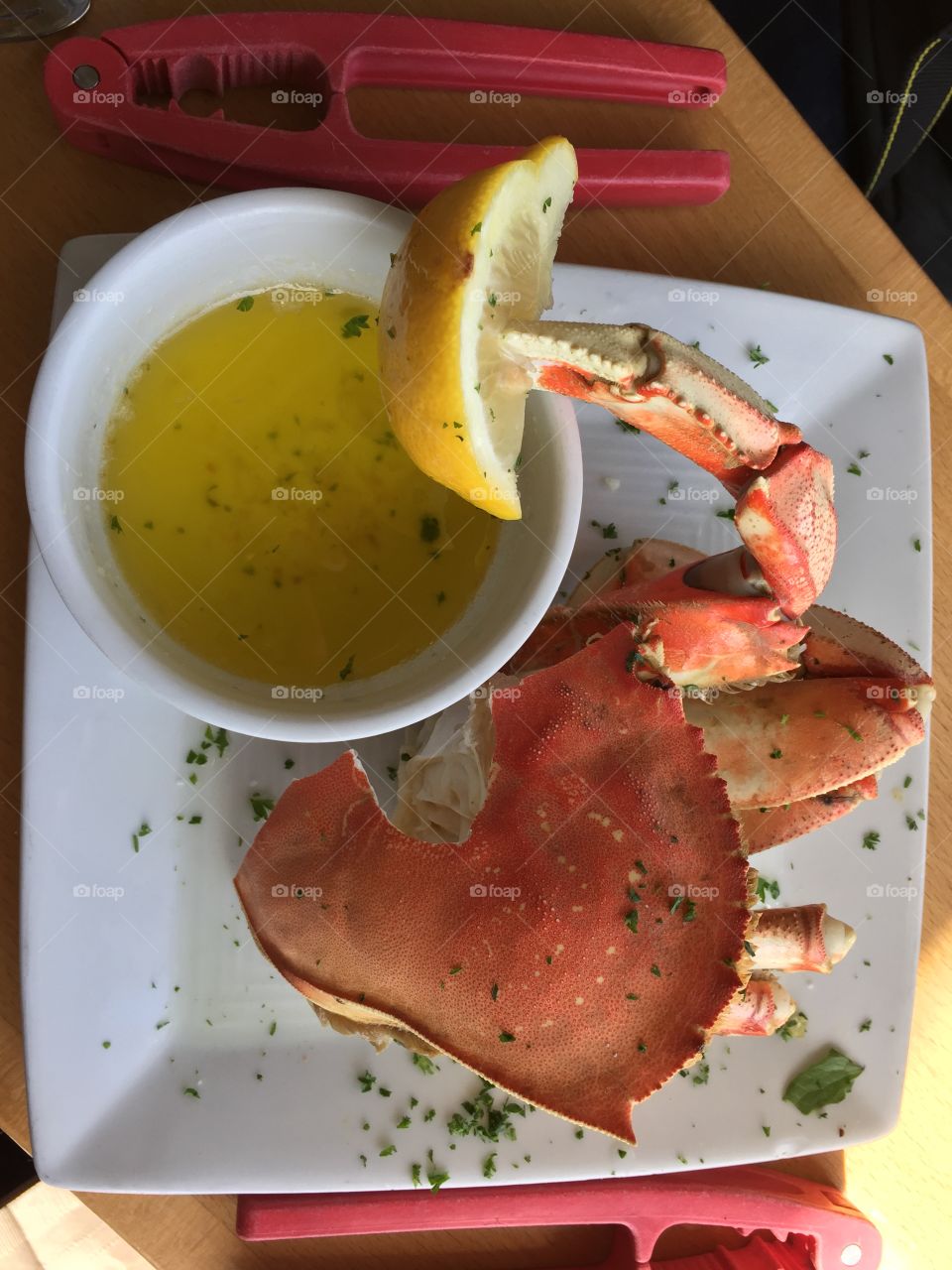Crab lunch