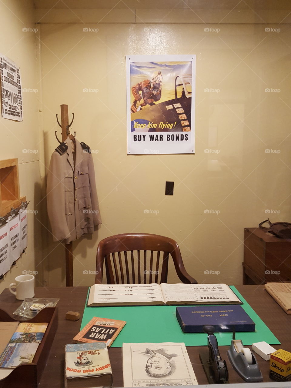 commander's office WWII