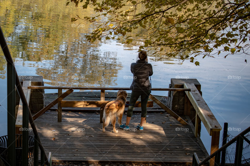 a morning in the park